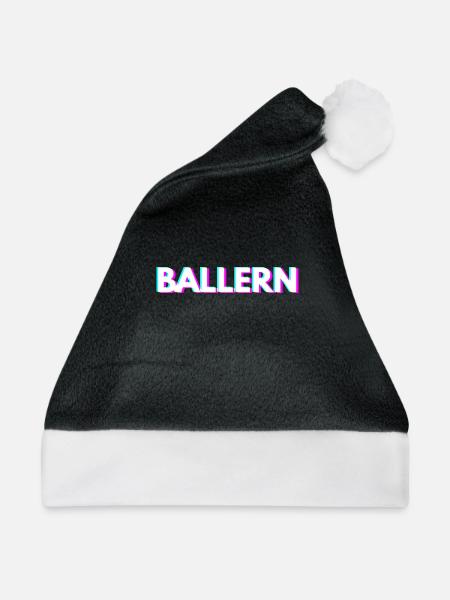 Ballern Techno Rave Raver - Weihnachtsmütze - Schwarz/Weiß