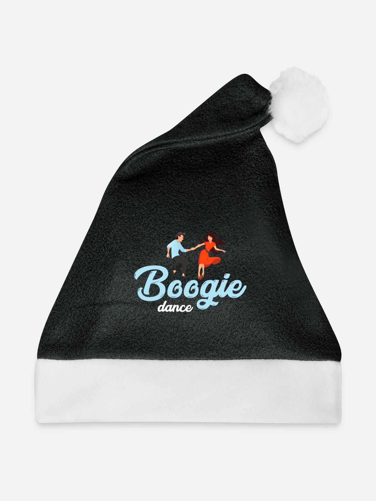 Boogie Woogie Dance - Weihnachtsmütze - Schwarz/Weiß - Vorne