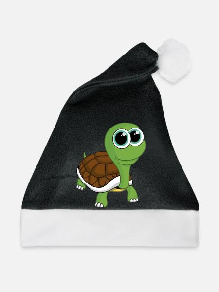 Comic Schildkröte - Weihnachtsmütze -