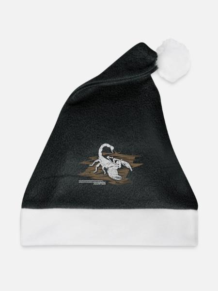 Gefährlicher Skorpion Wüstenjäger - Weihnachtsmütze - Schwarz/Weiß