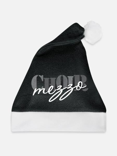 Choir - Mezzo-soprano singer - Weihnachtsmütze - Schwarz/Weiß - Vorne