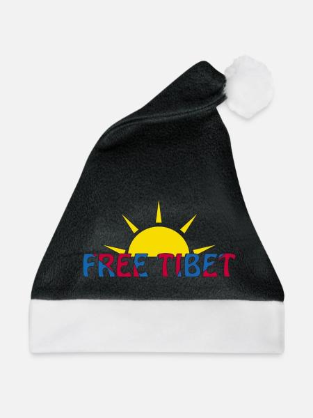free tibet - Weihnachtsmütze -