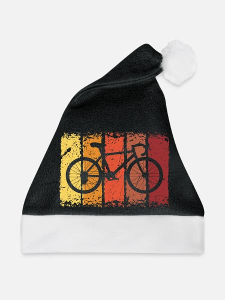 Fahrrad - Weihnachtsmütze - Schwarz/Weiß