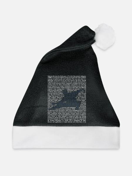 Achtsamer Tai Chi Bewegungsfluss - Weihnachtsmütze - Schwarz/Weiß - Vorne