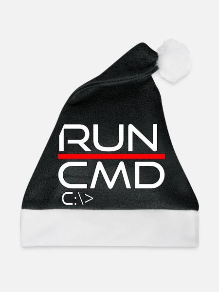 run cmd - Weihnachtsmütze -