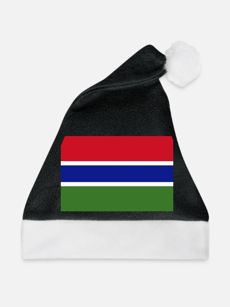 Gambia - Weihnachtsmütze - Schwarz/Weiß