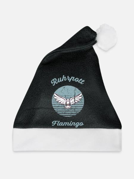 Ruhrpott Flamingo - Weihnachtsmütze - Schwarz/Weiß