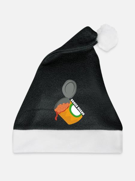 Deftiger Dosenbohnen Ofeneintopf - Weihnachtsmütze - Schwarz/Weiß
