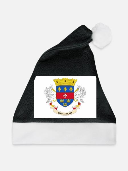 Saint Barthélemy - Weihnachtsmütze - Schwarz/Weiß