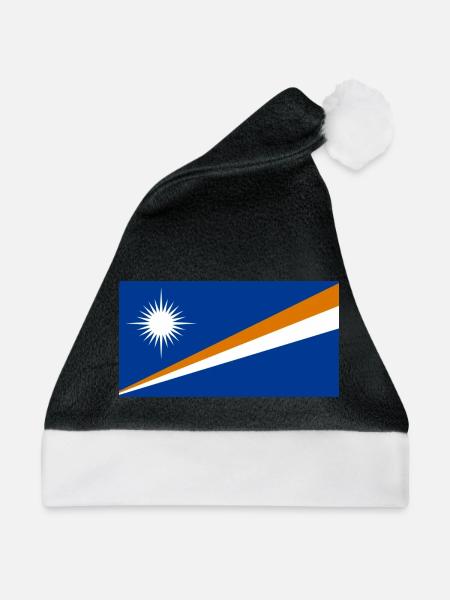 Marshallinseln - Weihnachtsmütze - Schwarz/Weiß
