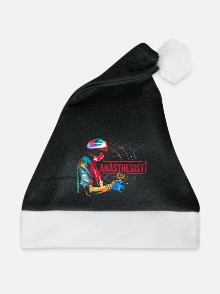 Ruhiger Anästhesist Operationssaal - Weihnachtsmütze - Schwarz/Weiß
