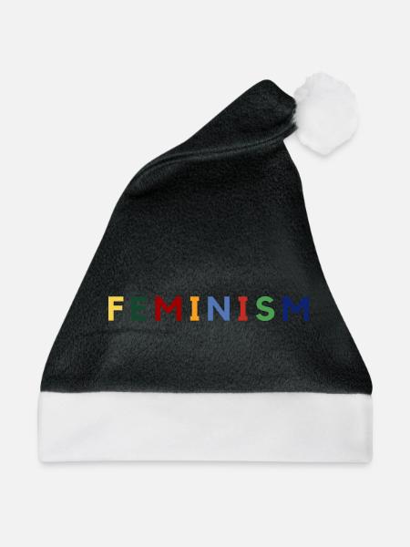 Feminism - Weihnachtsmütze - Schwarz/Weiß