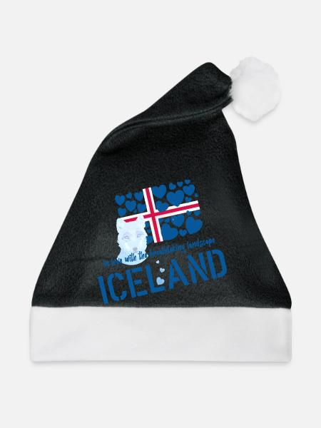 Iceland fox - Weihnachtsmütze - Schwarz/Weiß