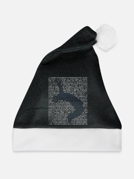 Freerunning Parkour Geschenk - Weihnachtsmütze - Schwarz/Weiß - Vorne