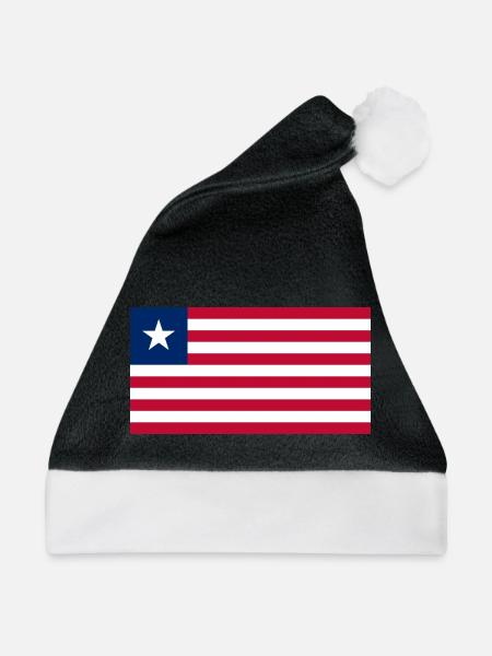 Liberia - Weihnachtsmütze - Schwarz/Weiß