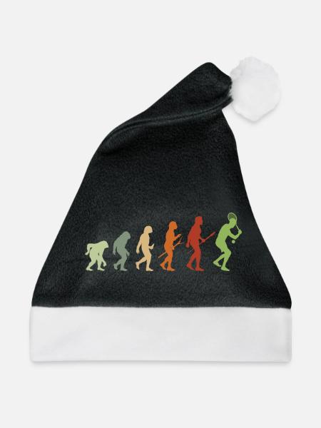 Tennis Evolution - Weihnachtsmütze - Schwarz/Weiß