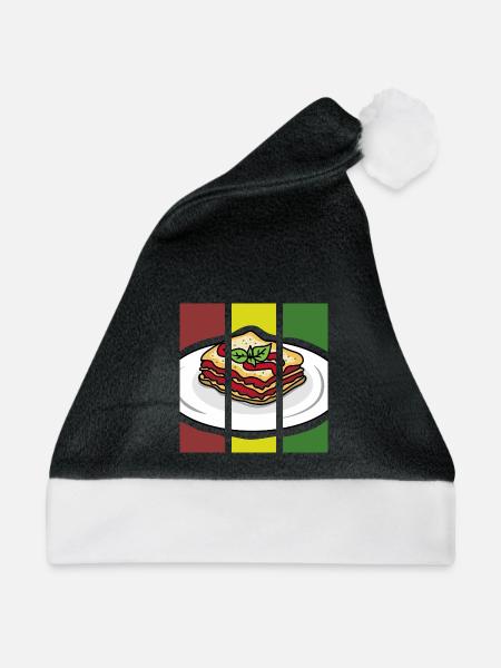 Ofenfrische Lasagne Käsekruste - Weihnachtsmütze -