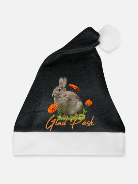 glad pask Frohe Ostern - Weihnachtsmütze - Schwarz/Weiß