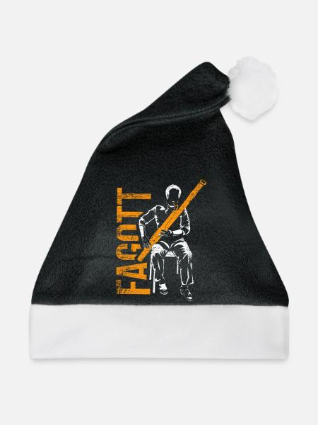 Brillantes Fagott Barockorchester - Weihnachtsmütze - Schwarz/Weiß