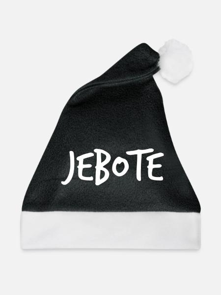 Jebote - Weihnachtsmütze - Schwarz/Weiß - Vorne