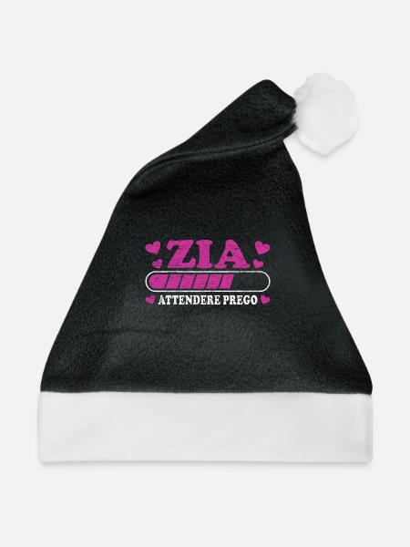 Presto Zia - Weihnachtsmütze - Schwarz/Weiß