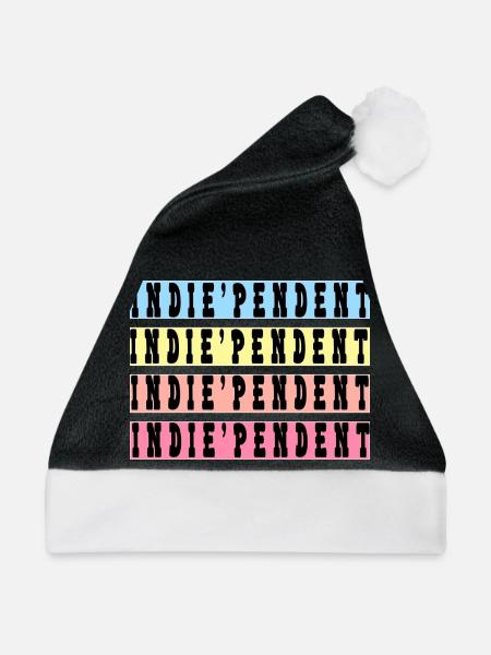 Unabhängig - Weihnachtsmütze - Schwarz/Weiß
