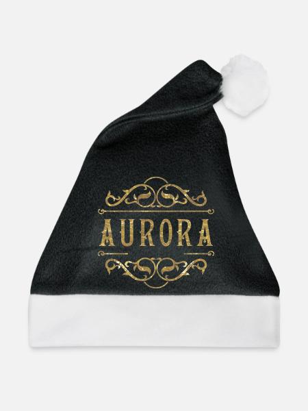 Aurora - Weihnachtsmütze - Schwarz/Weiß