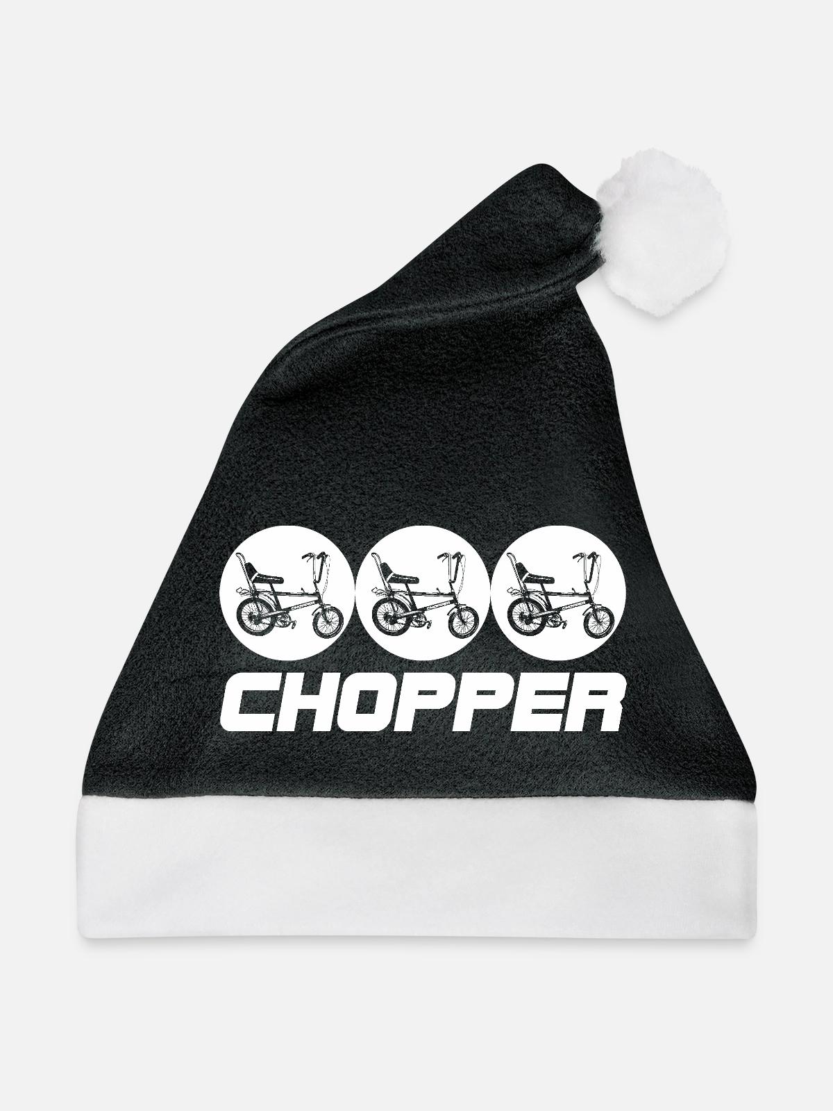 Chopper - Weihnachtsmütze - Schwarz/Weiß - Vorne