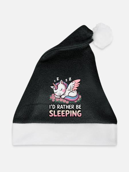 Ich würde lieber schlafen - Weihnachtsmütze -