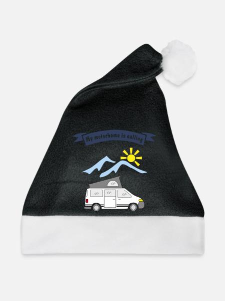 motorhome is calling - Weihnachtsmütze - Schwarz/Weiß