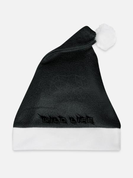 Geometrischer Bär - Weihnachtsmütze -