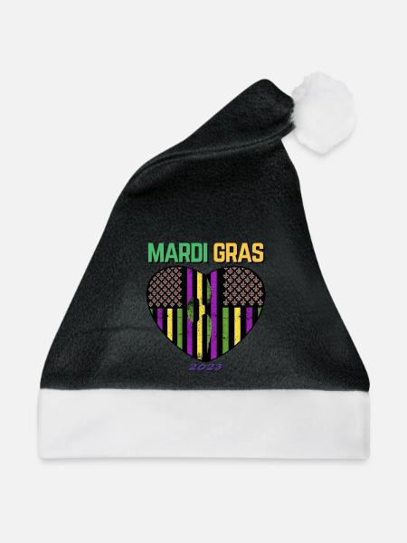 Love Mardi Gras 2023 Feier - Weihnachtsmütze - 
