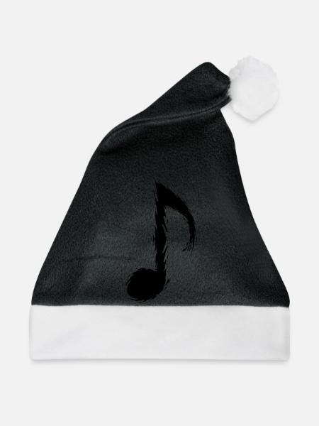 Musik Note Schwarz Musiknote - Weihnachtsmütze -