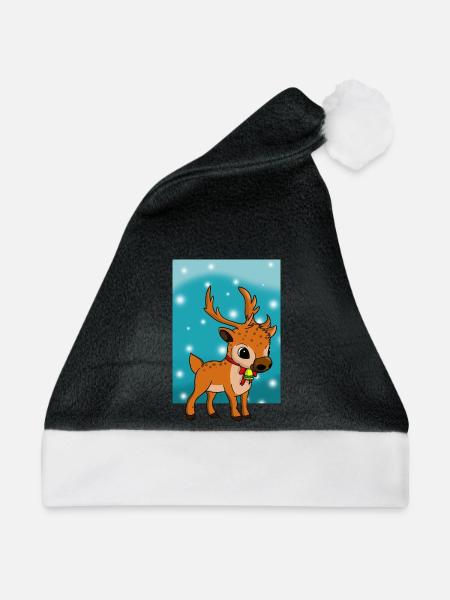 Weihnachtsrentier - Weihnachtsmütze -