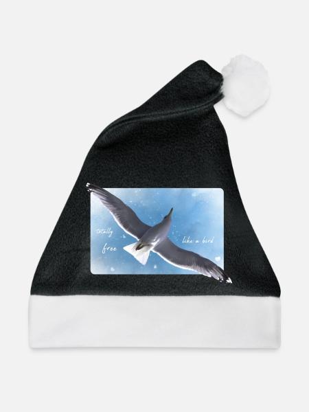 frei sein Freiheit - Weihnachtsmütze - Schwarz/Weiß
