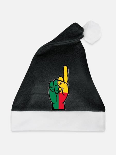 Benin Flagge Nummer 1 - Weihnachtsmütze - 