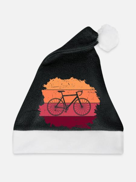 Fahrrad - Weihnachtsmütze - Schwarz/Weiß