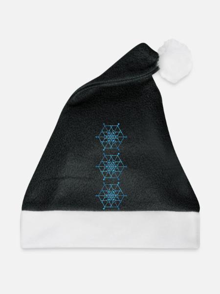 Blockchain Bitcoin Krypto - Weihnachtsmütze - Schwarz/Weiß