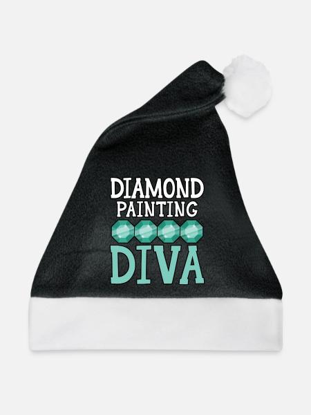 Diamantmalerei Handwerkszeug Diamantmaler - Weihnachtsmütze -