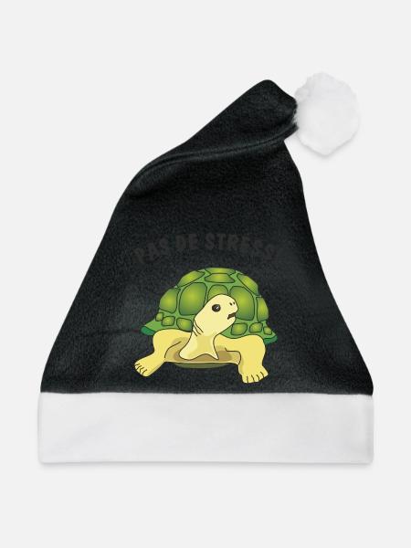 pas de stress - Weihnachtsmütze - Schwarz/Weiß