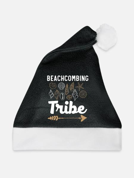 Beachcombing Tribe Shell Collection Strandkamm - Weihnachtsmütze - Schwarz/Weiß