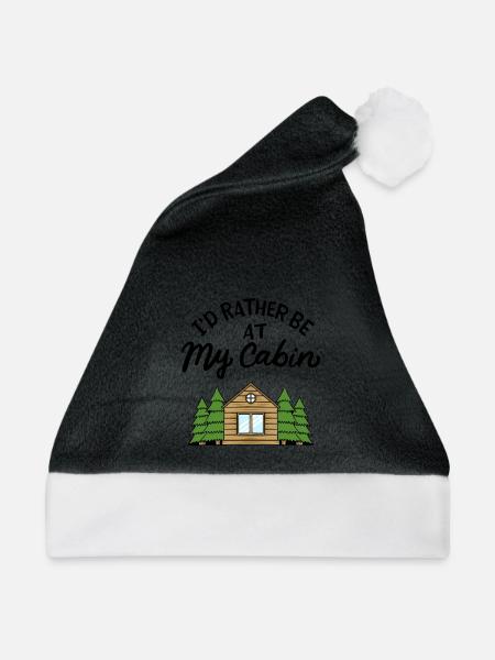 Camping Hütte Wald - Weihnachtsmütze - 