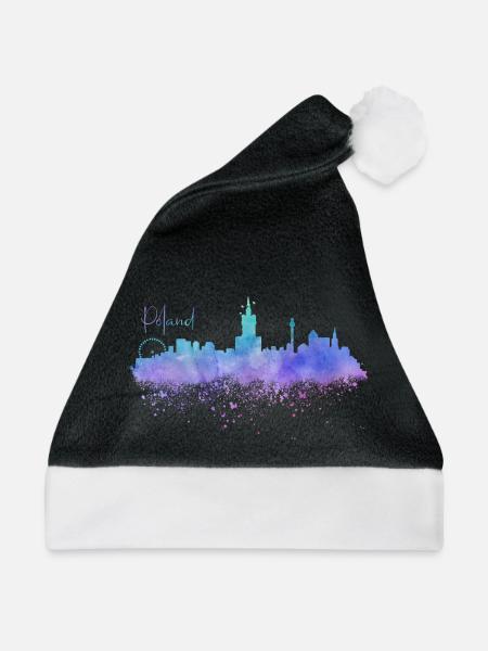 Polen - Weihnachtsmütze - Schwarz/Weiß