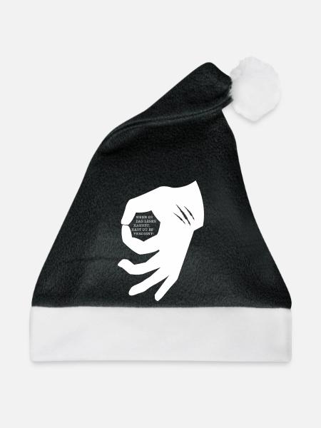 Hand Gamer - Weihnachtsmütze - Schwarz/Weiß