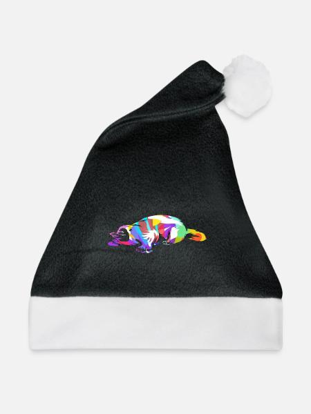 Neugieriges Schnabeltier Australien - Weihnachtsmütze - Schwarz/Weiß