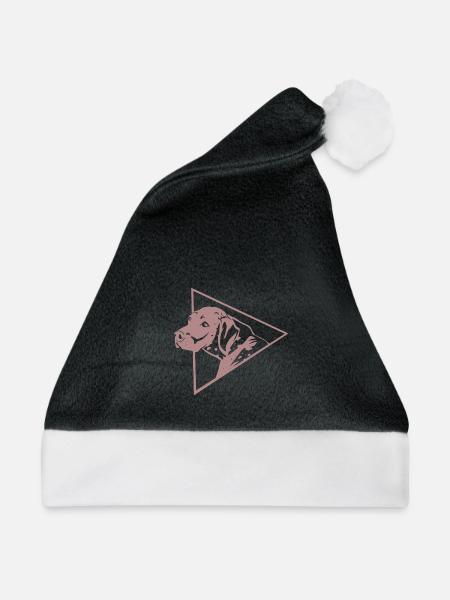 Flinker Deutsch Kurzhaar Jagdhund - Weihnachtsmütze - Schwarz/Weiß