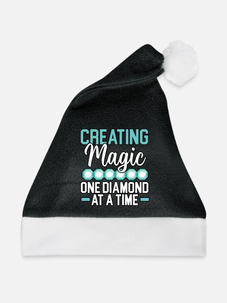 Diamantmalerei Handwerkszeug Diamantmaler - Weihnachtsmütze -