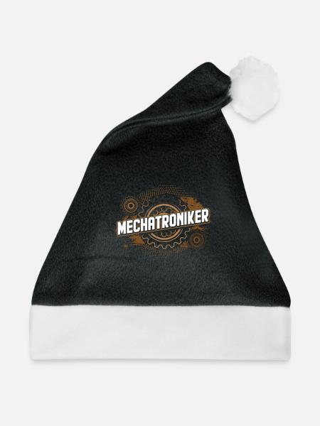 Mechatroniker - Weihnachtsmütze - Schwarz/Weiß - Vorne