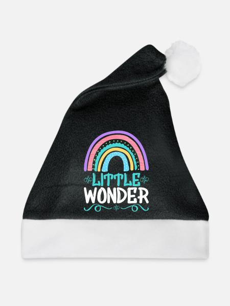 Baby Geschenk - Weihnachtsmütze - Schwarz/Weiß
