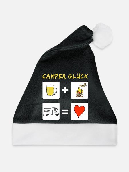 camper glück wohnmobil - Weihnachtsmütze -